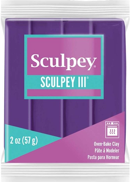 Clay Sculpey III 57g - Lilla 513 - Ovnhærdende ler, Modellere, Hobbyartikler til børn, Hobbymateriale, Håndværk