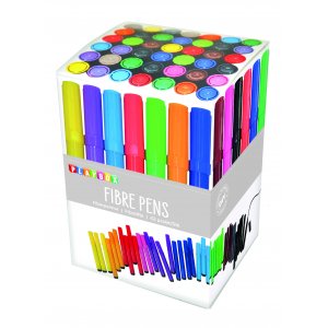 Fiberpennor tjocka - olika f�rger -�42 st