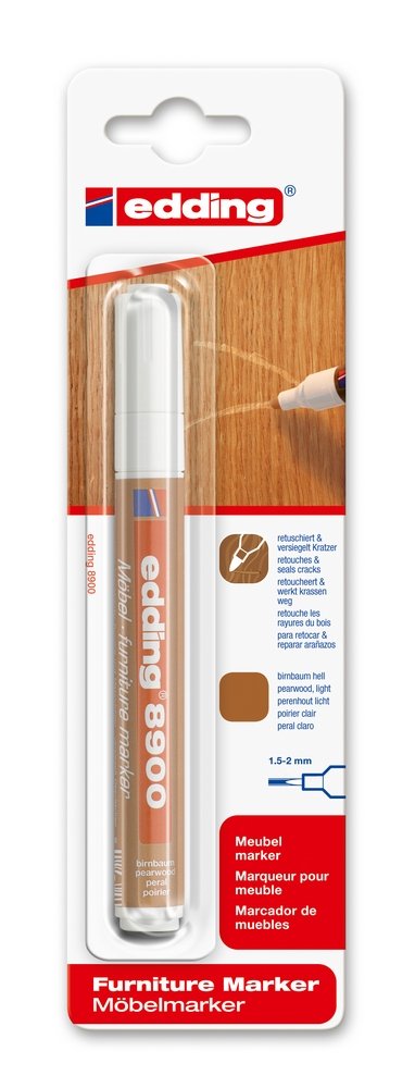 Edding 8900 Furniture Marker - Pearwood (613) - Øvrige Markers, Markers, Penne, Penne, kridt & tusch