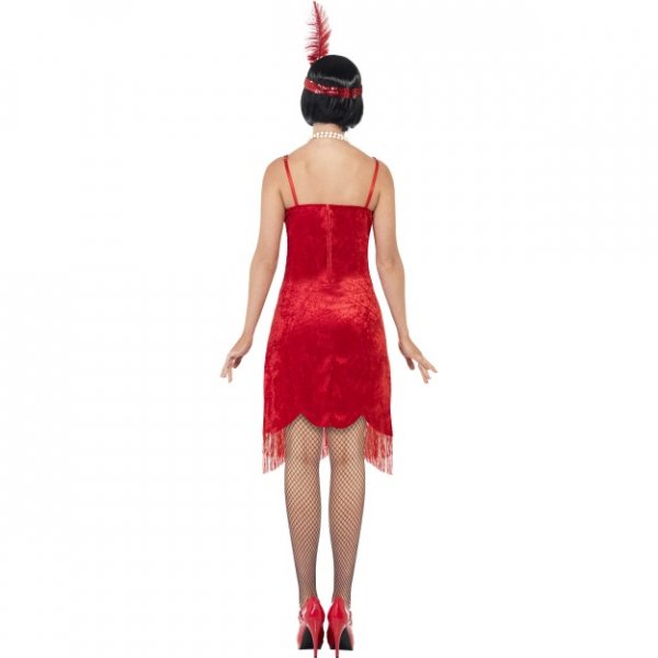 1920-tals Flapper Shimmy maskeraddrkt - Small