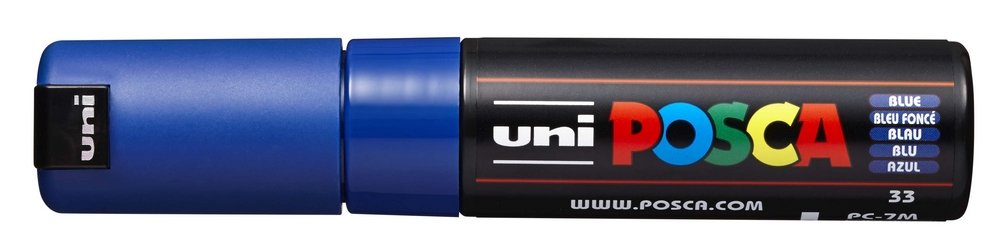 Uni Posca Marker PC-7M - Blue (41) - Posca-penne, Markers, Penne, Penne, kridt & tusch
