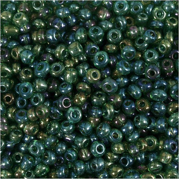 Rocaillepärlor 3 mm Grönolja 25 g Rocaillepärlor 3 mm Grönolja 25 g