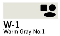 Copic Marker - W1 - Warm Gray No.1 - Tuschpenne, Penne, Penne, kridt & tusch