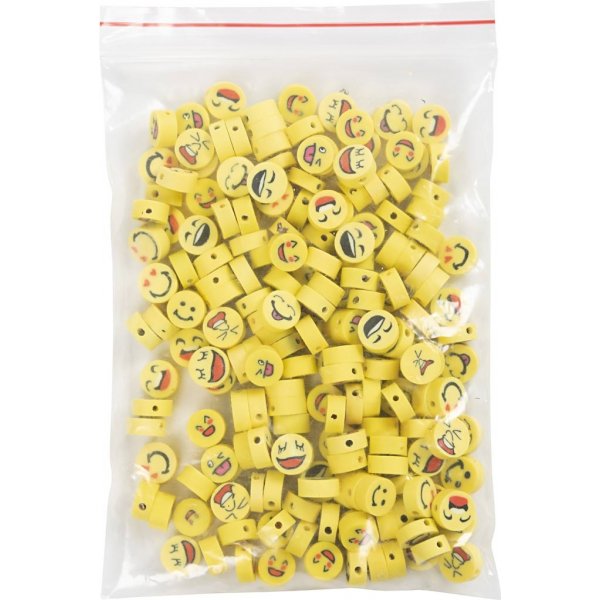Figurpärlor - Smiley - 200 st Figurpärlor - Smiley - 200 st