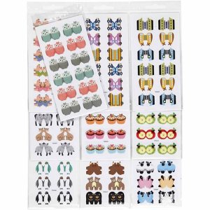 Indexstickers mixade 7,5x15 cm 10 förpackningar - 2 ark/förpackning Indexstickers mixade 7,5x15 cm 10 förpackningar - 2 ark/förpackning