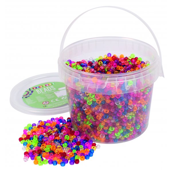 Små kongopärlor transparenta - 450 g Små kongopärlor transparenta - 450 g