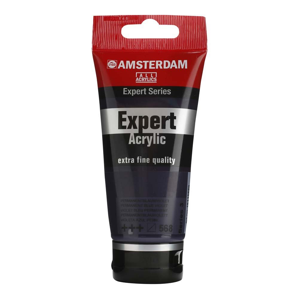 Amsterdam Acrylic Expert - 75 ml -Permanent Blåviolet - Akrylfarver, Kunstnerfarver