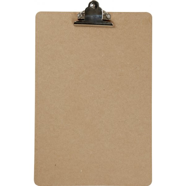 Clipboard/ritunderlag - silver - A4 Clipboard/ritunderlag - silver - A4
