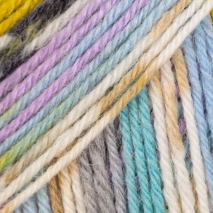 DROPS Fabel Print garn 50g - Unicorn Party (921)