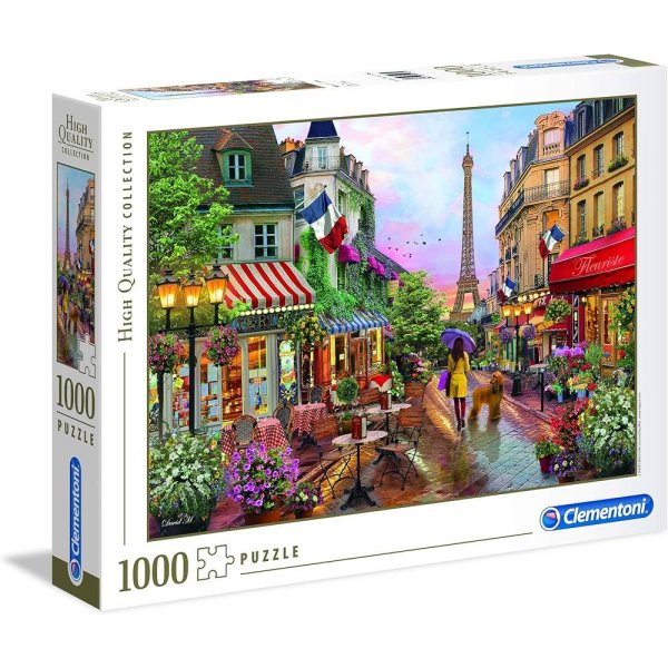Pussel HQ Kollektion 1000 bitar - Blommor i Paris