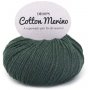 DROPS Cotton Merino Uni Colour garn - 50g - Mrk grn (22)