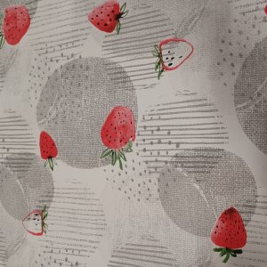 Vaxduk PVC Jordgubben 140 cm