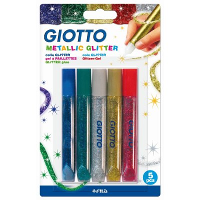 Giotto Glitterlim - 5-pack Metallic