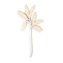 Set med 10 plywoodblommor, ca 24 cm, 4 mm tjocka Set med 10 plywoodblommor, ca 24 cm, 4 mm tjocka