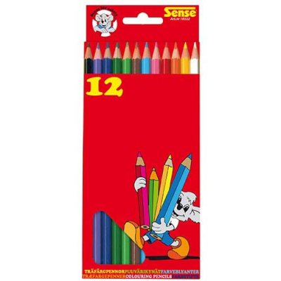 Fargeblyanter Sense - 12 blyanter