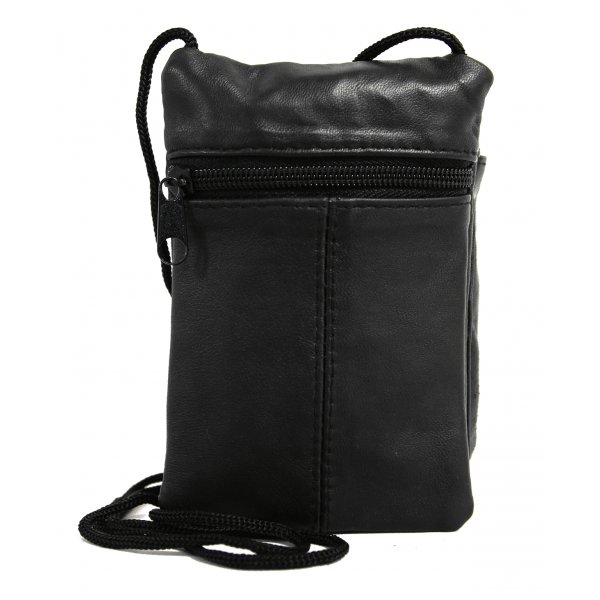 Sort taske i lammeskind