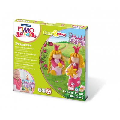 Modelleringsst Fimo Kids Form & Play - Prinsesse