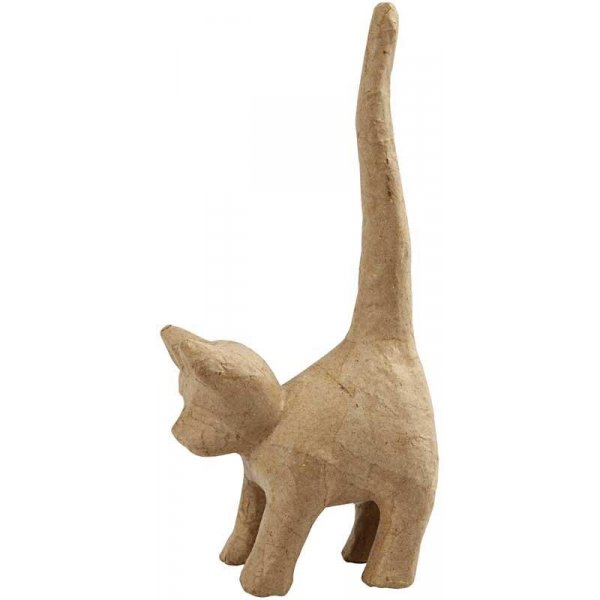 Katt av papier-maché Katt av papier-maché