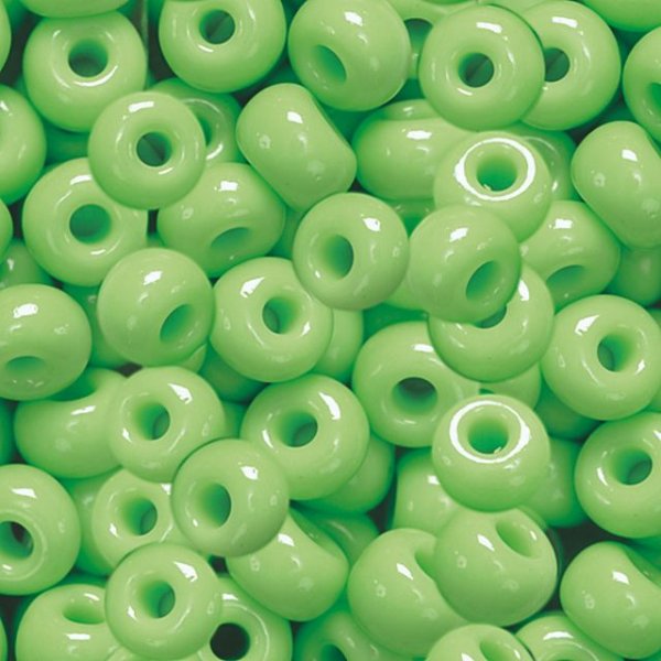 Rocaillep�rlor 5 mm, 35 g, gr�n