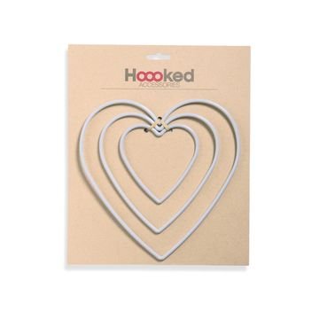 Makram�ramar Hoooked Macram� Hearts 3-pack