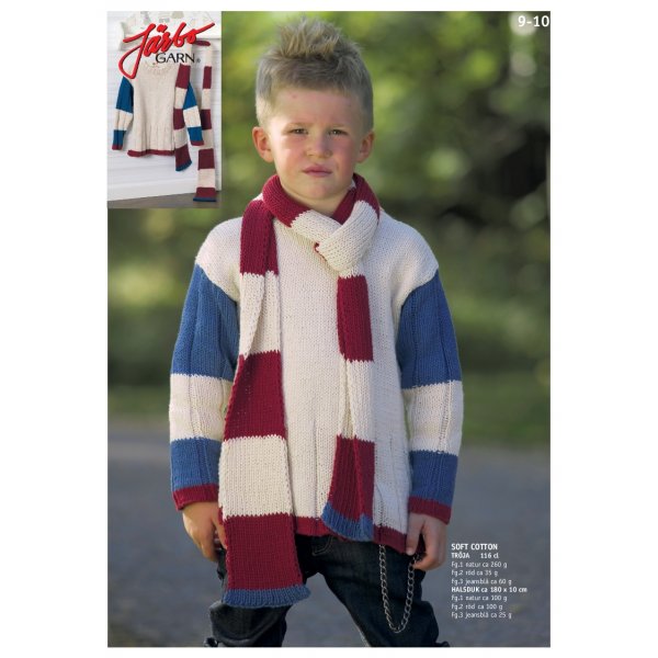 Strikkeopskrift - Sporty sweater