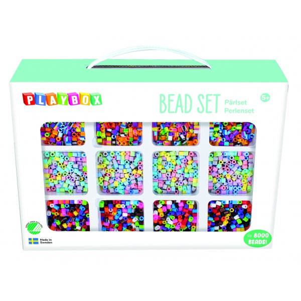 P�rlset 12 f�rger pastell & randig