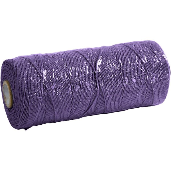 Makramésnor 1 mm 315 m Lilla - 220 g Makramésnor 1 mm 315 m Lilla - 220 g