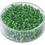 Rocaillep�rlor 2,5 mm, 17 g, gr�n