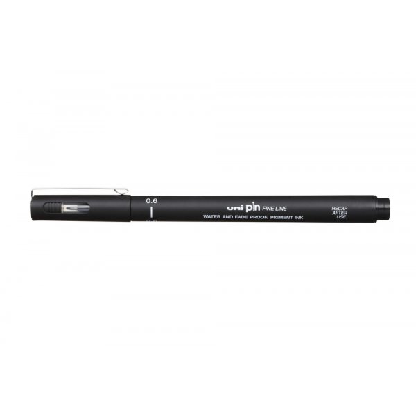 Uni Pin Fineline 0,6 mm - Black (46)