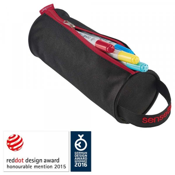 Pennfodral Sensebag Svart - 20 x 8 cm Pennfodral Sensebag Svart - 20 x 8 cm