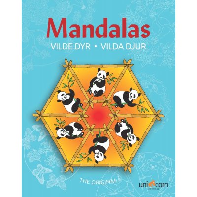 Mlarbok Mandalas - Vilda djur