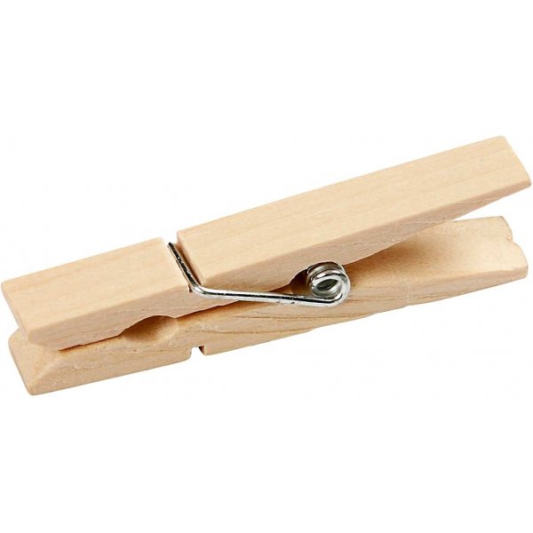 Klädnypor - 48 x 6 mm - 50 st Klädnypor - 48 x 6 mm - 50 st