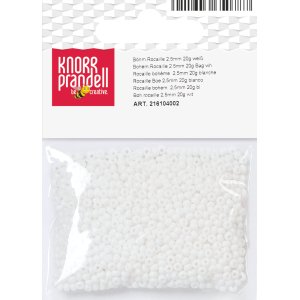 Bohemiska rocaillep�rlor 2,5 mm 20 g - valfri f�rg