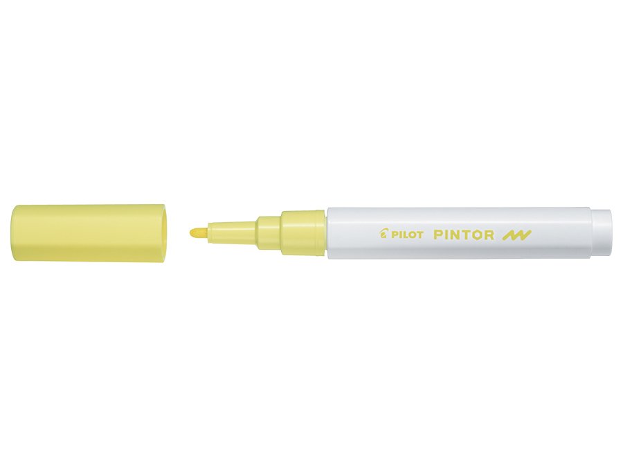 Fiberpen Pilot Pintor - (Fin) - Pastel Gul - Fiberpenne, Penne, Penne, kridt & tusch