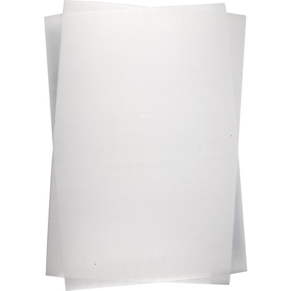 Krympe plastfolie - Blank gjennomsiktig - 100 ark Krympe plastfolie - Blank gjennomsiktig - 100 ark