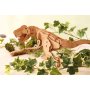 3D-pussel i tr� - Tyrannosaurus, 49 delar