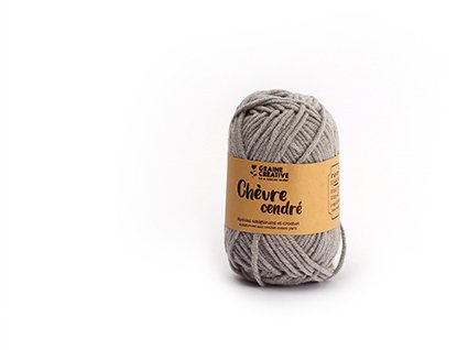 Ljusgrå amigurumi bomullsgarn 27 g - ca 55 m Ljusgrå amigurumi bomullsgarn 27 g - ca 55 m