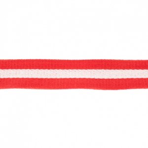 Sadel -laget/pose tape - stripete, p - 40 mm - mrkebl