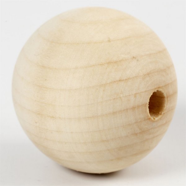 Träpärlor - Ø50 mm - 20 st Träpärlor - Ø50 mm - 20 st