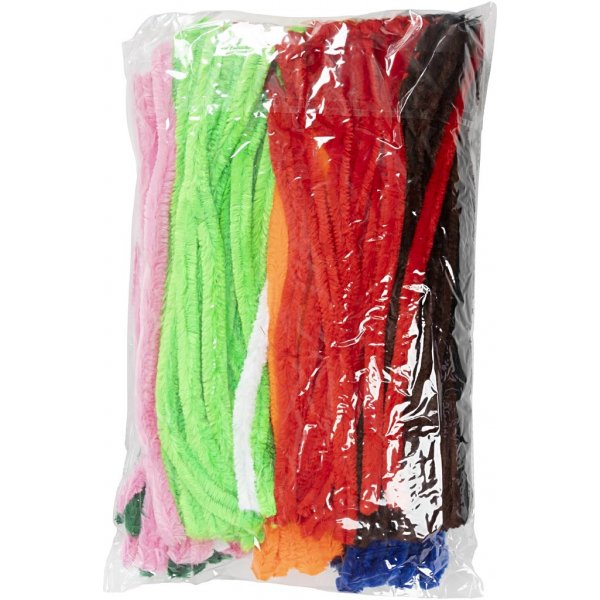 Piprensare - Ø15 mm - mixade färger - 200 st Piprensare - Ø15 mm - mixade färger - 200 st