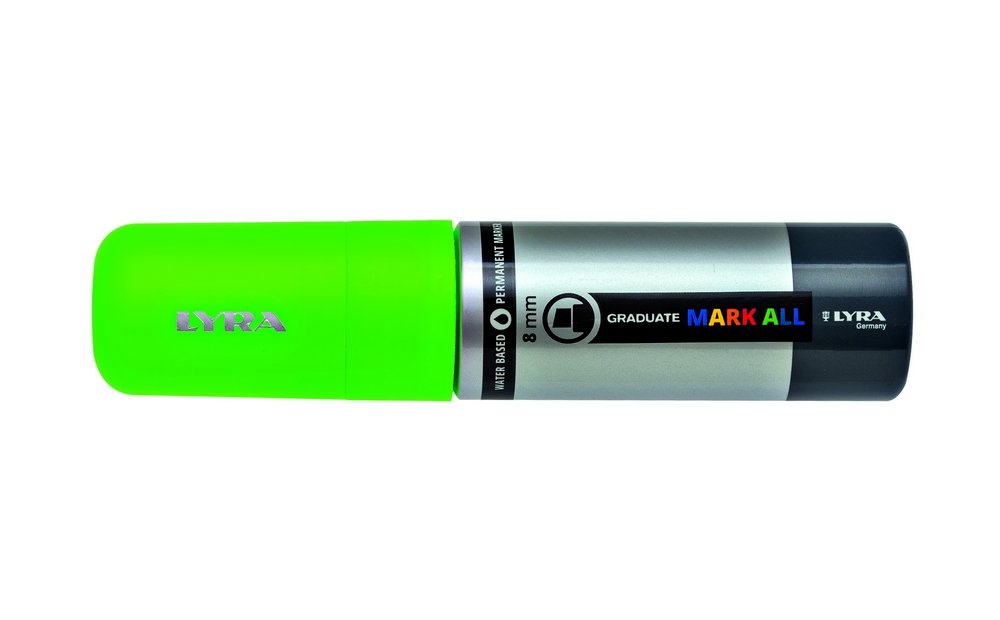 Merk Alle 8 mm Neongrønn - Lyra Mark All, Markers, Penner, Penner, fargestifter og blekk