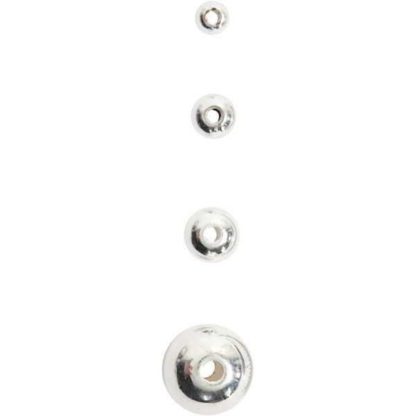 Vaxpärlor 8 mm Silver 50 st Vaxpärlor 8 mm Silver 50 st