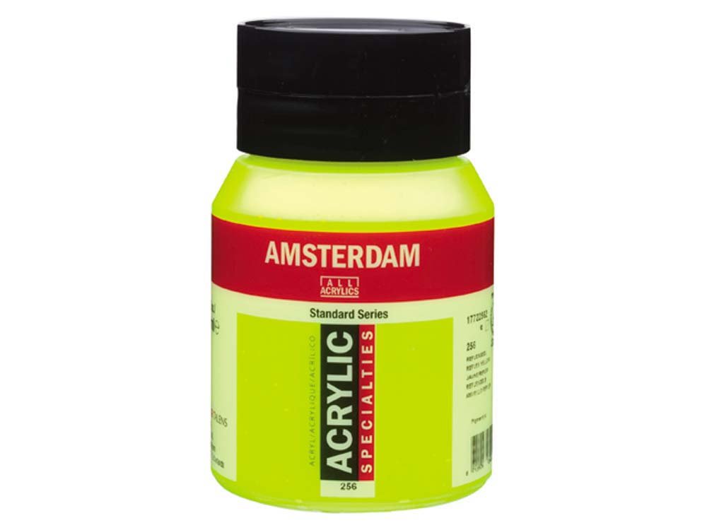 Amsterdam Akryl 500 ml - Reflex Yellow - Akrylfarver, Kunstnerfarver