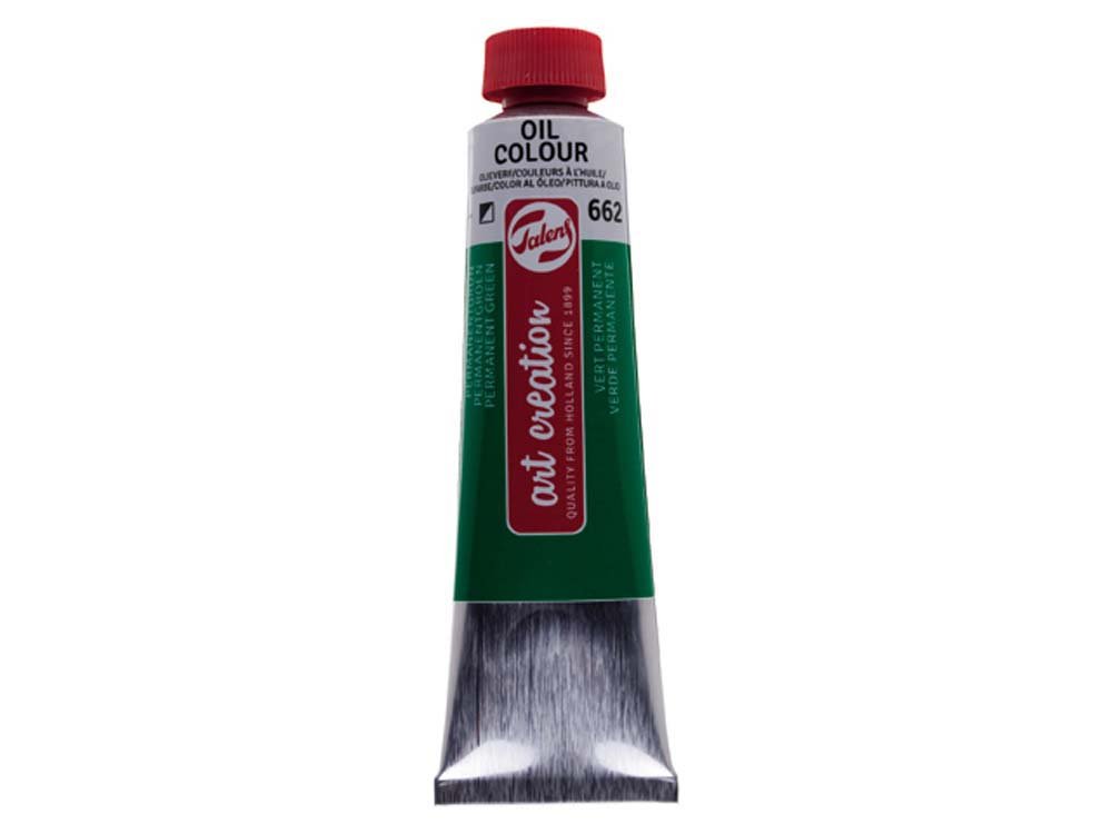 Oliemaling Art Creation 40 ml - Permanent Grøn - Oliefarver, Kunstnerfarver
