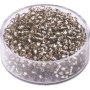 Glasp�rlor 2,5 mm, 17 g, silvergr�