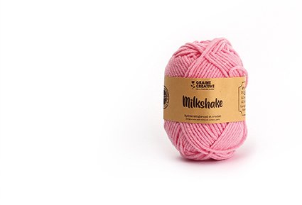 Rosa amigurumi bomullsgarn 27 g, ca 55 m Rosa amigurumi bomullsgarn 27 g, ca 55 m