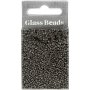 Rocaillep�rlor 1,7 mm Gr�metall 25 g