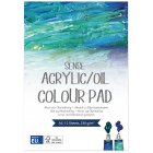 Akryl- och oljeblock A5 12 blad FSC® Akryl- och oljeblock A5 12 blad FSC®