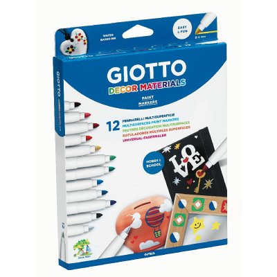 Tuschpenne Giotto Decor Material - 12-pak