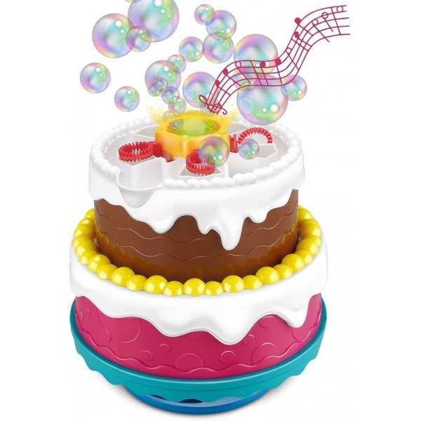 S�pbubbelmaskin t�rta med ljus och ljud 118 ml - Alldoro